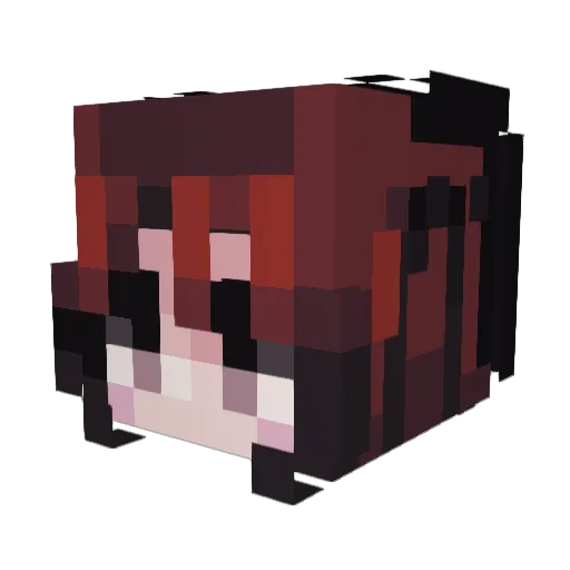 Possibly_Venus Minecraft avatar head, 3D render