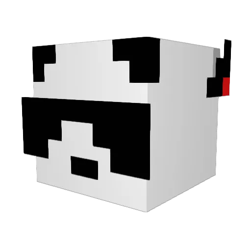 PostAL_Mate Minecraft avatar head, 3D render