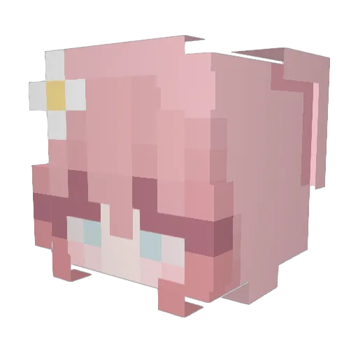 PostImpact Minecraft avatar head, 3D render