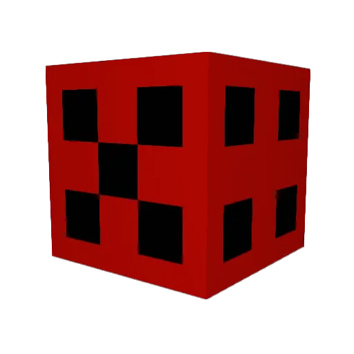 PostShiftedDice Minecraft avatar head, 3D render