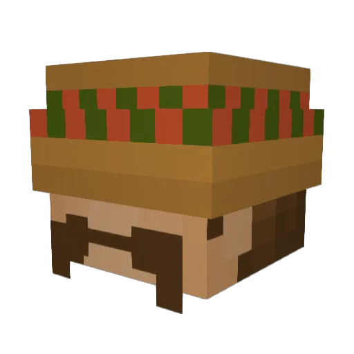 PostStoney Minecraft avatar head, 3D render