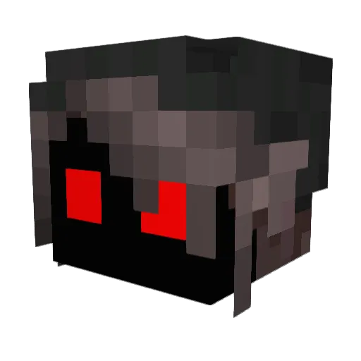 Post_Rogue Minecraft avatar head, 3D render