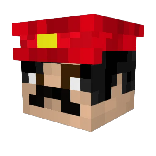 PostalDude15168 Minecraft avatar head, 3D render