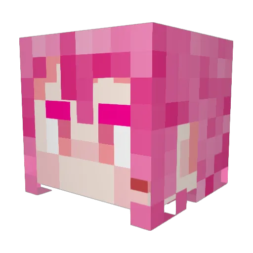 PostalService17 Minecraft avatar head, 3D render