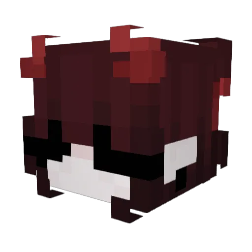Postevak Minecraft avatar head, 3D render