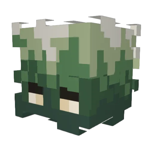 Pot4toSalad Minecraft avatar head, 3D render