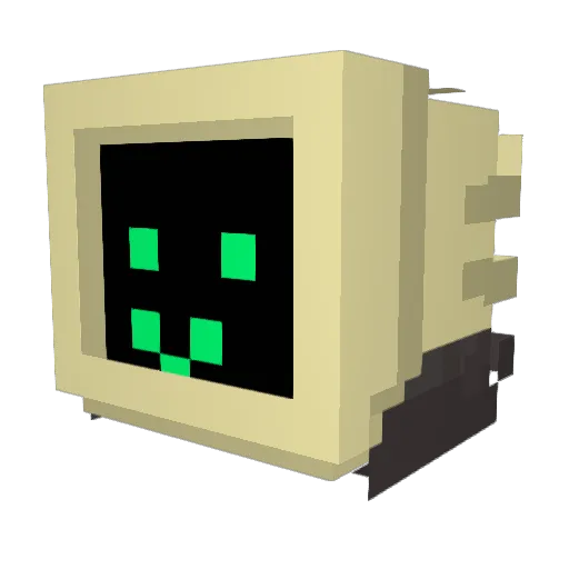 PotHats Minecraft avatar head, 3D render