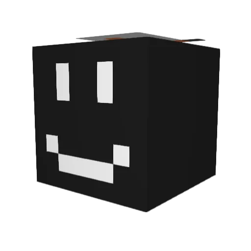 PotManz Minecraft avatar head, 3D render