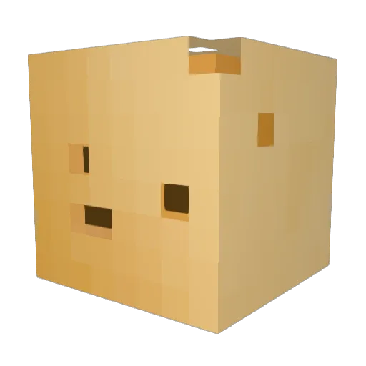 Pota1os_ Minecraft avatar head, 3D render
