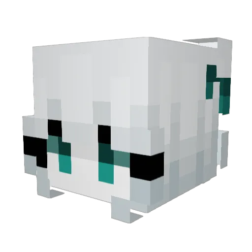 Potakon Minecraft avatar head, 3D render