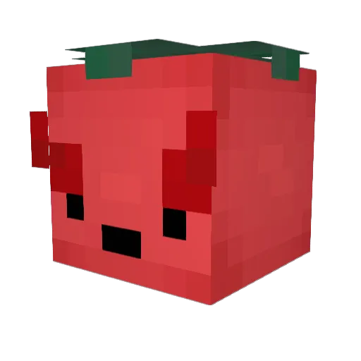Potamto Minecraft avatar head, 3D render
