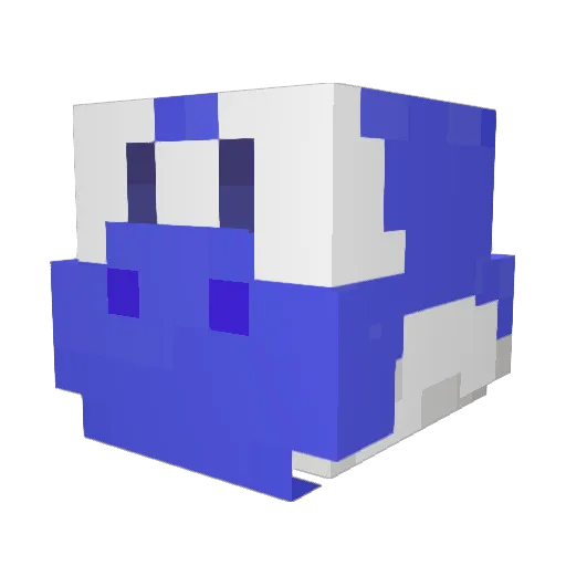 Potat0chip Minecraft avatar head, 3D render