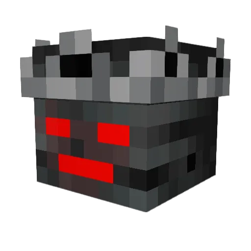 Potatamus Minecraft avatar head, 3D render