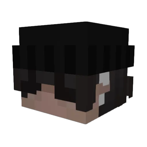 PotatisManen Minecraft avatar head, 3D render