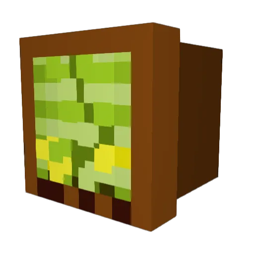 Potato315 Minecraft avatar head, 3D render