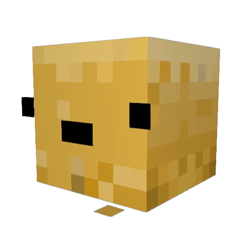 Potato357 Minecraft avatar head, 3D render