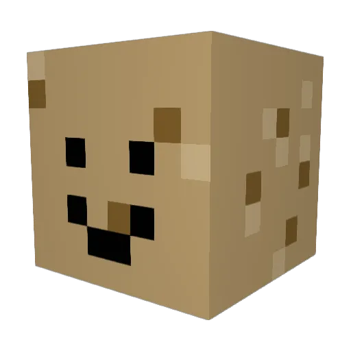 Potato4231 Minecraft avatar head, 3D render