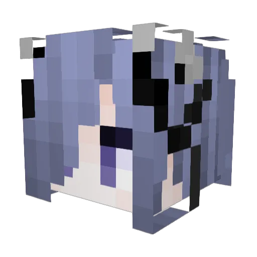 PotatoAIM012 Minecraft avatar head, 3D render