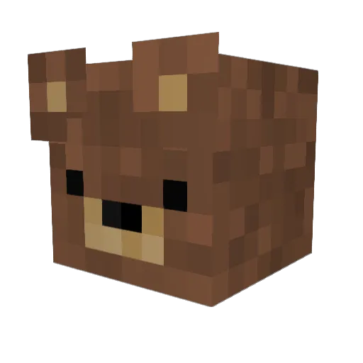 PotatoBoi00 Minecraft avatar head, 3D render