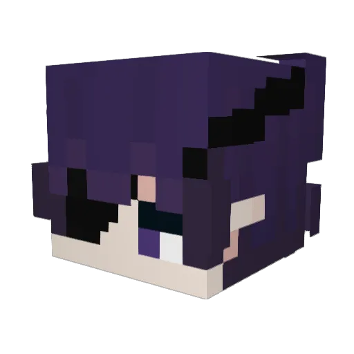 PotatoChewy Minecraft avatar head, 3D render