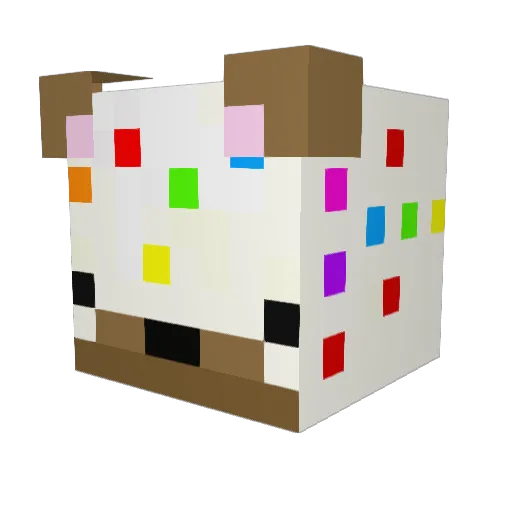 PotatoChip28 Minecraft avatar head, 3D render
