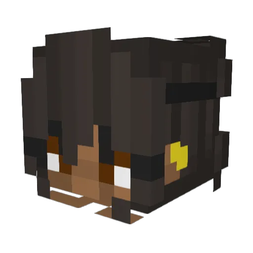 PotatoClan22 Minecraft avatar head, 3D render