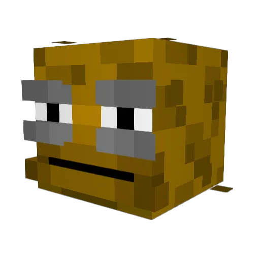 PotatoDudeJohn Minecraft avatar head, 3D render