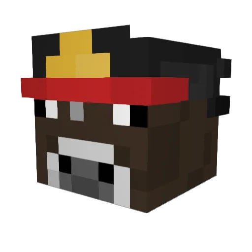 PotatoFarmer93 Minecraft avatar head, 3D render