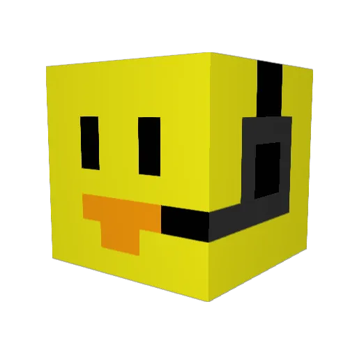 PotatoGamer1769 Minecraft avatar head, 3D render