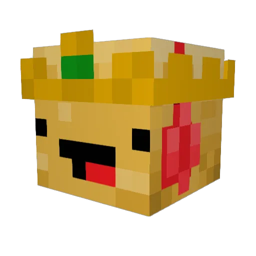 PotatoHatMan Minecraft avatar head, 3D render