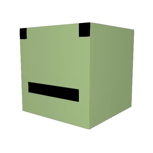 PotatoHead1006 Minecraft avatar head, 3D render