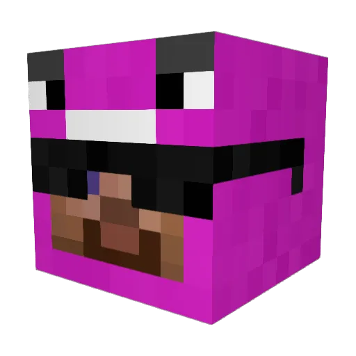 PotatoInTeaCup Minecraft avatar head, 3D render