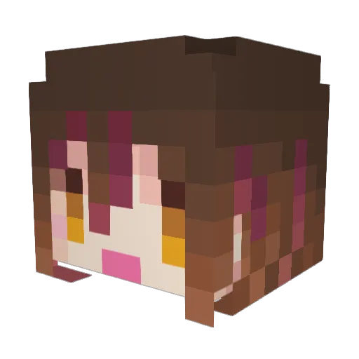PotatoJuice12 Minecraft avatar head, 3D render
