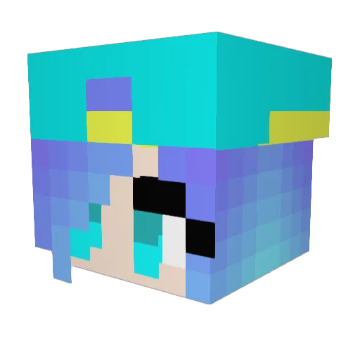 PotatoLordJnr Minecraft avatar head, 3D render