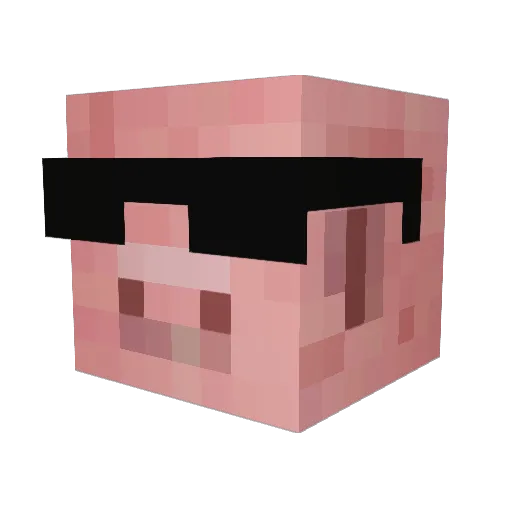 PotatoMan4276 Minecraft avatar head, 3D render
