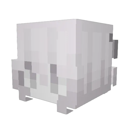 PotatoMei Minecraft avatar head, 3D render