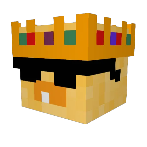 PotatoNibbler_ Minecraft avatar head, 3D render