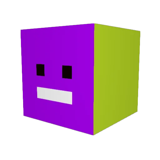 PotatoPants2133 Minecraft avatar head, 3D render