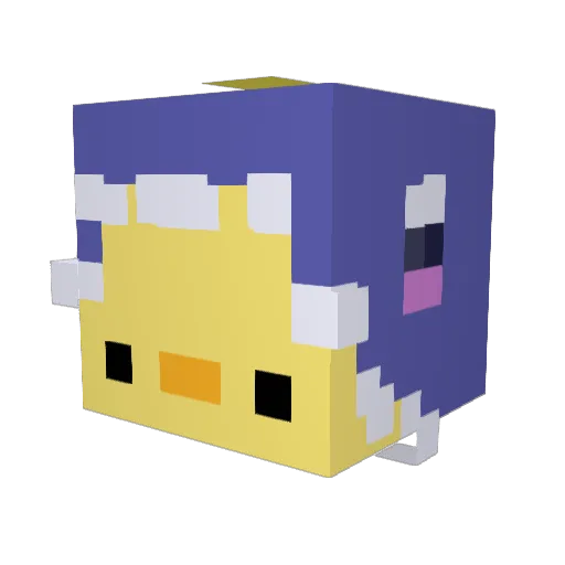 PotatoSlop Minecraft avatar head, 3D render