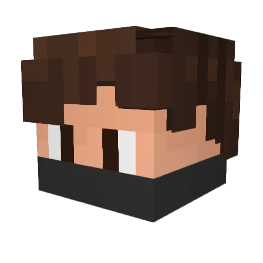 Potato_Crafter15 Minecraft avatar head, 3D render