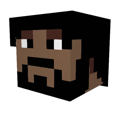 Potato_Master Minecraft avatar head, 3D render