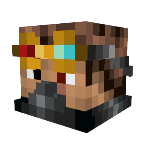 Potato__Smuggler Minecraft avatar head, 3D render