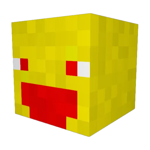 Potatoboi157 Minecraft avatar head, 3D render