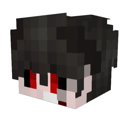 Potatodrago Minecraft avatar head, 3D render