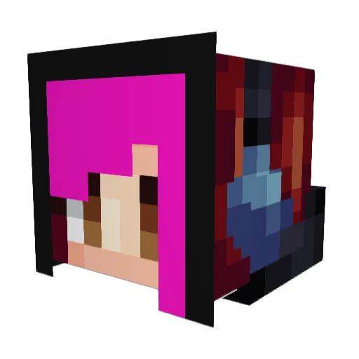 Potatoe_Gamez Minecraft avatar head, 3D render