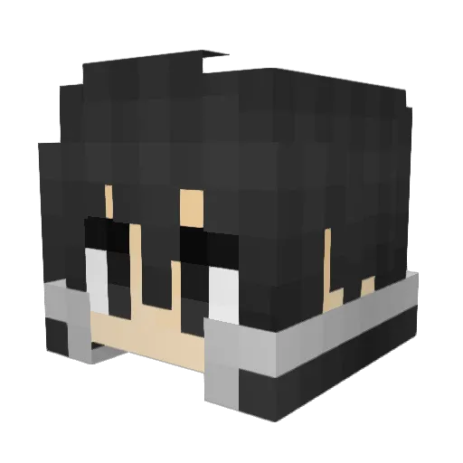 Potatoes_Jun Minecraft avatar head, 3D render