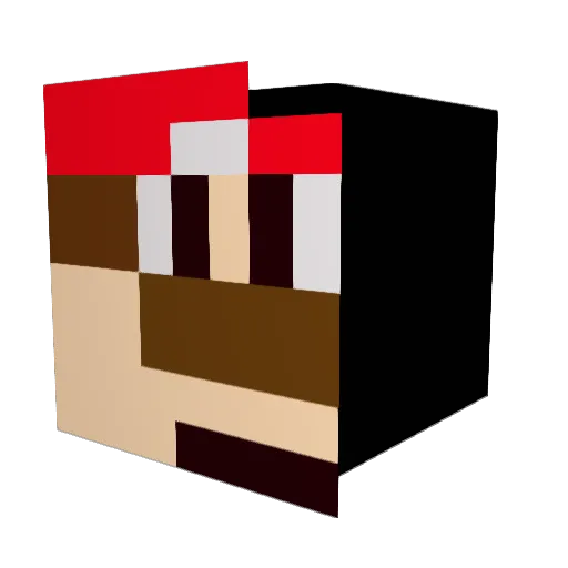 Potatoezz Minecraft avatar head, 3D render