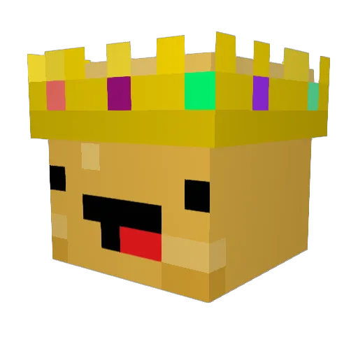 Potatogaming2 Minecraft avatar head, 3D render