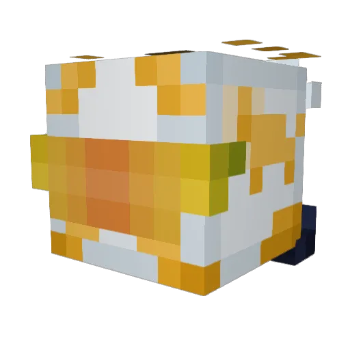 Potatoish_ Minecraft avatar head, 3D render