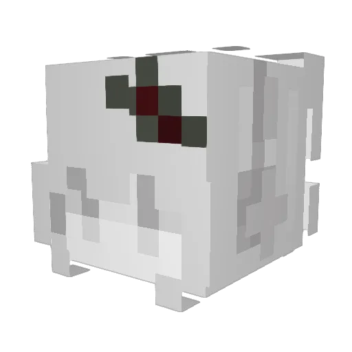 Potatojacob Minecraft avatar head, 3D render